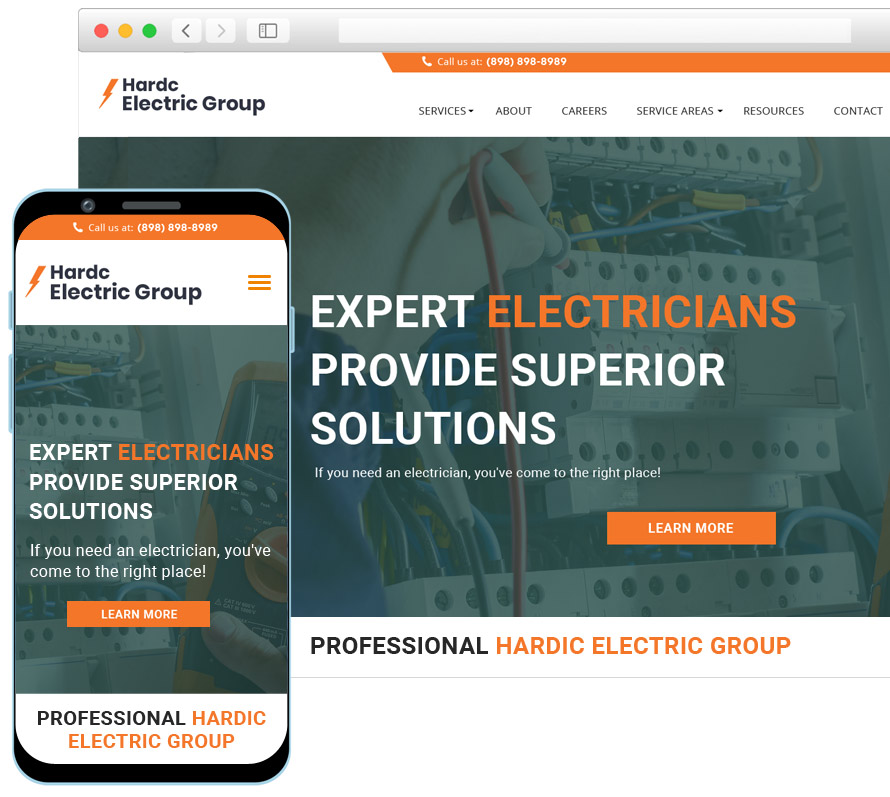 Electrician Web Design SEO Services